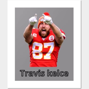 Travis Kelce tshirt Kansas City Chiefs Football Posters and Art